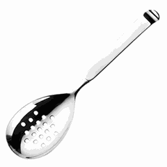 Perforated spoon for risotto “Astra”  stainless steel , L=26cm  metal.