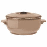 Чашка бульонная «Террамеса Вит» без крышки фарфор 450мл D=12,H=6см бежев.