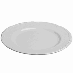 Блюдо «Увертюра» круглое фарфор D=300,H=25мм белый
