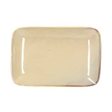 Блюдо «Джап Нью Браун» глубокое прямоугольное керамика ,L=27,5,B=18,5см бежев.