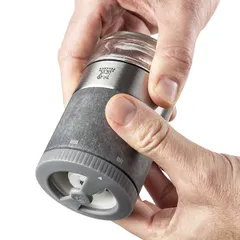 Мельница для соли «Маэстро» циркониевый механизм бук,стекло ,H=11см граф., изображение 2