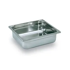 Gastronorm container (2/3)  stainless steel , H=40, L=354, B=325mm  metal.