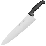 Нож поварской «Проотель» сталь нерж.,пластик ,L=435/285,B=65мм черный,металлич.