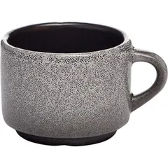 Чашка кофейная «Млечный путь» фарфор 80мл белый,черный
