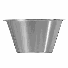 Bowl  stainless steel  8 l  D=34, H=17.5 cm  metal.