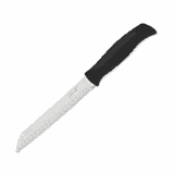 Нож для хлеба «Атус» сталь,пластик ,L=17,5см черный