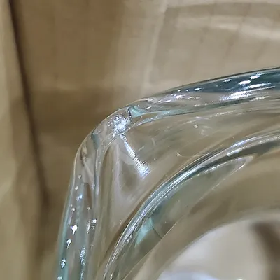 Кувшин «Колонна 1000» (брак) с дефектом носика стекло 1л D=11,3,H=20,2,L=14,6см, изображение 3