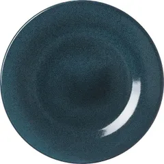 Plate “Milky Way blue”  porcelain  D=24, H=2cm  blue, black