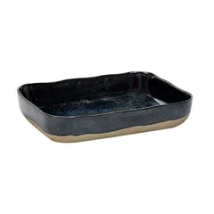 Baking dish No. 10 “Mercy” sandstone ,H=55,L=301,B=223mm blue