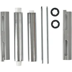 Набор роликов д/теста арт.100,190 сталь нерж. D=25,L=165мм металлич.