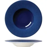 Pasta plate “Willow Azure”  porcelain 0.95l D=28cm blue