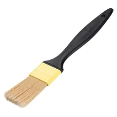 Кисть кондитерская пластик,щетина натур. ,H=5,L=260/60,B=40мм черный,желт.