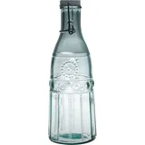 Бутылка с пробкой с декором стекло 1л D=98,H=280мм прозр.