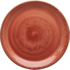 Plate “Craft Terracotta” small  porcelain  D=25, H=2cm  terracotta