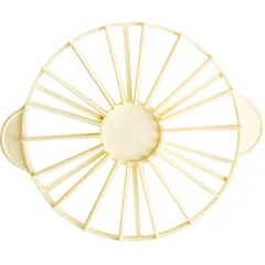 Делитель для торта на 12-18 кусков пластик D=270,H=25,L=330мм желт.