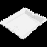 Пепельница для сигар «Кунстверк» фарфор ,H=30,L=195,B=160мм белый