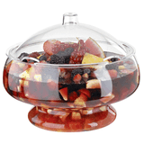 Емкость для пунша и фруктовых салатов акрил 5,4л D=25/18,H=15,5,L=28,5,B=28,5см прозр.