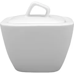 Сахарница «Лайк» фарфор 200мл ,H=65мм белый