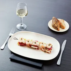 Блюдо «Интэнсити» прямоугольное зеникс ,H=20,L=342,B=241мм белый, изображение 2