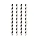 Трубочки «Спираль» без сгиба[100шт] бумага D=6,L=200мм черный,белый
