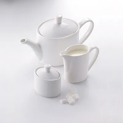 Крышка для чайника «Монако Вайт» фарфор ,H=60,L=125,B=110мм белый, изображение 4