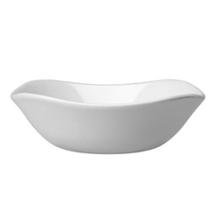 Salad bowl “Taste white” square  porcelain  0.92 l , H=65, L=200, B=200mm  white