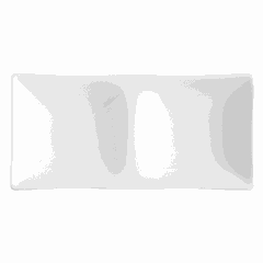 Менажница «Аппетайзер» 2 секции d=7,5см фарфор ,H=21,L=130,B=60мм белый