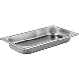 Gastronorm container (1/3)  stainless steel  1.4 l , H=40, L=325, B=176mm  metal.