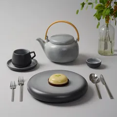 Чашка кофейная «Сейко» фарфор 220мл D=67/60,H=60мм серый, Объем по данным поставщика (мл): 220, изображение 3