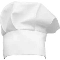 Chef's hat "Mushroom" polyester,cotton white