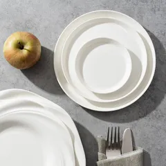 Тарелка мелкая фарфор D=113,H=16мм белый, изображение 2