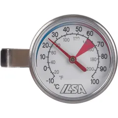 Milk thermometer (-10° +100° C)  steel  D=45, L=138/125, B=55mm  metal.