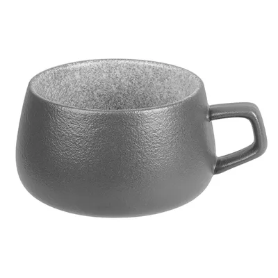 Чашка кофейная «Сейко» фарфор 300мл D=88/58,H=60мм серый, Объем по данным поставщика (мл): 300