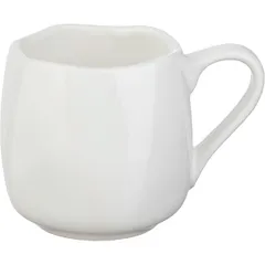 Tea cup "Eggshell"  porcelain  80 ml  white