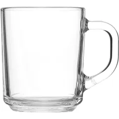 Mug glass 250ml D=75,H=90,L=100mm clear