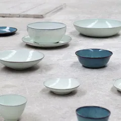 Тарелка керамика D=285,H=45мм св.зелен., изображение 3