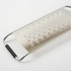 Терка с ручкой сталь нерж.,пластик ,L=315/138,B=65мм металлич.,черный, изображение 3