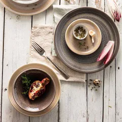 Соусник «Революшн Сэндстоун» фарфор 55мл D=65,H=30мм бежев., изображение 4