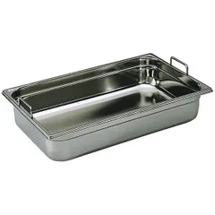 Gastronorm container (1/1) with handles  stainless steel  20 l , H=15, L=53, B=32.5 cm  metal.