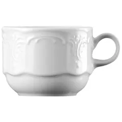 Tea cup “Bellevue”  porcelain  220ml  D=86, H=64mm  white