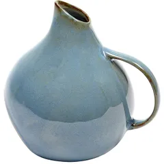 Decanter ceramics ,H=15,L=19,B=15cm blue.