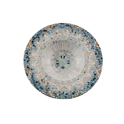 Тарелка для пасты «Мозаик» фарфор 400мл D=28см разноцветн.