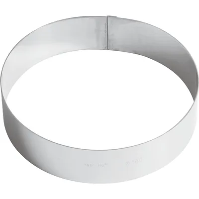 Кольцо кондитерское сталь нерж. D=180,H=45мм металлич. арт. 04140157