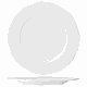 Тарелка «Афродита» мелкая фарфор D=270,H=22мм белый, Диаметр (мм): 270