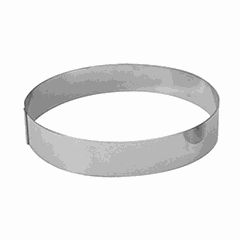 Pastry ring stainless steel D=260,H=45mm