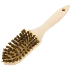 Grill cleaning brush with handle  wood, metal , H=35, L=265, B=50mm  St. wood, golden