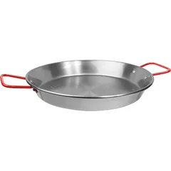 Paella pan blue steel D=30,H=4cm