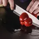 Нож кухонный «Киото» двусторонняя заточка сталь нерж.,дерево ,L=235/120,B=25мм, изображение 9