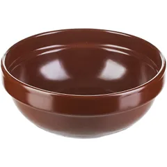 Salad bowl “Chocolate”  porcelain  0.6 l  D=155, H=60mm  dark brown.