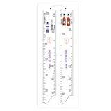 Линейка барная «Апероль» 0,7, 1 л, «Парламент», «Талка» 1 л пластик ,L=28,B=2см белый